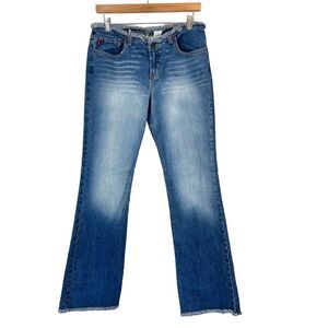 BCBG MAXAZRIA Jamil Y2K Low-mid rise Flare Jeans